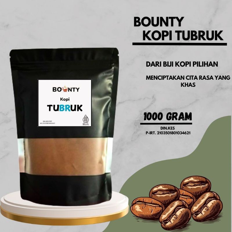 

BUBUK KOPI TUBRUK ASLI ISI 1 KG rasa mantap special