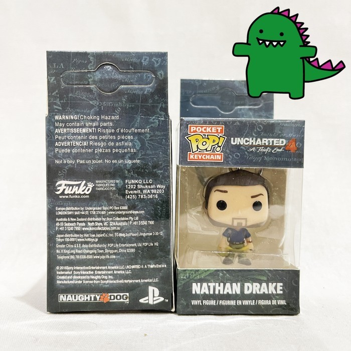 POCKET POP KEYCHAIN UNCHARTED 4 NATHAN DRAKE FUNKO KEYCHAIN