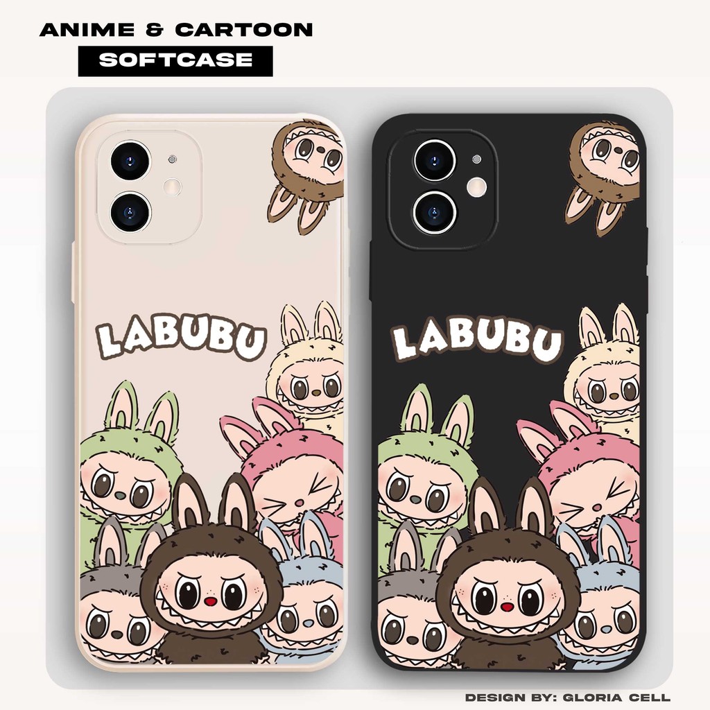 Case Vivo Y17S Y12 Y20 Y22 Y30 Y91 V15 V20 Labubu GL473 Premium Softcase HP Anime and Cute Design
