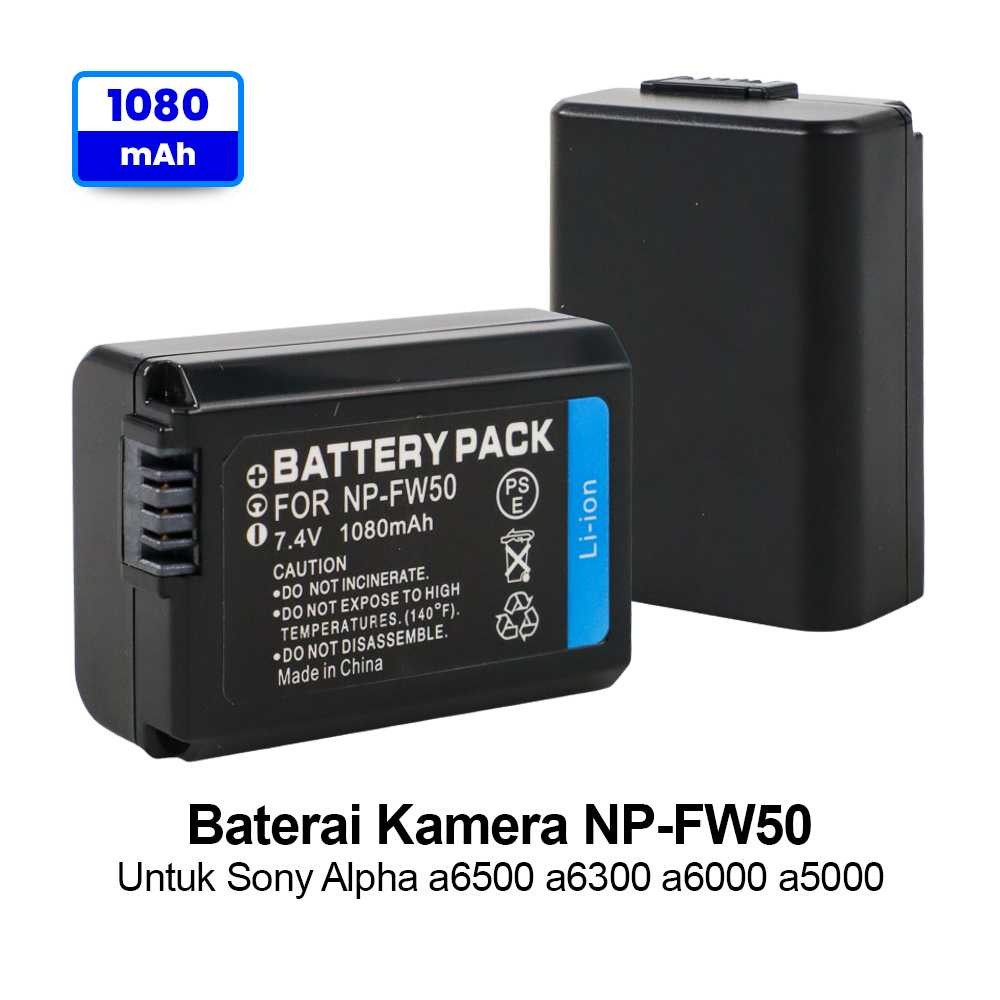 Baterai Kamera NP-FW50 for Sony Alpha a6500 a6300 a6000 a5000 (NEW)
