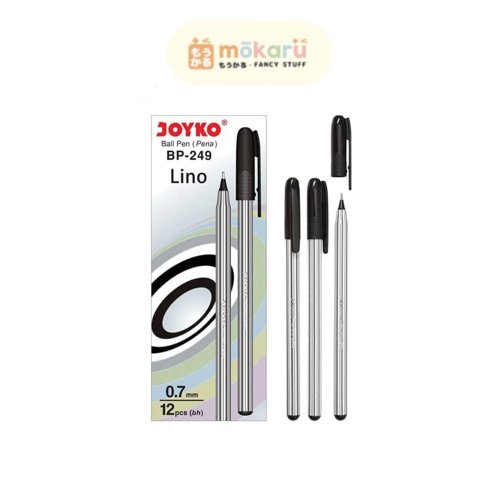 

Joyko Pulpen BP-249 Lino Black DIJUAL LUSINAN