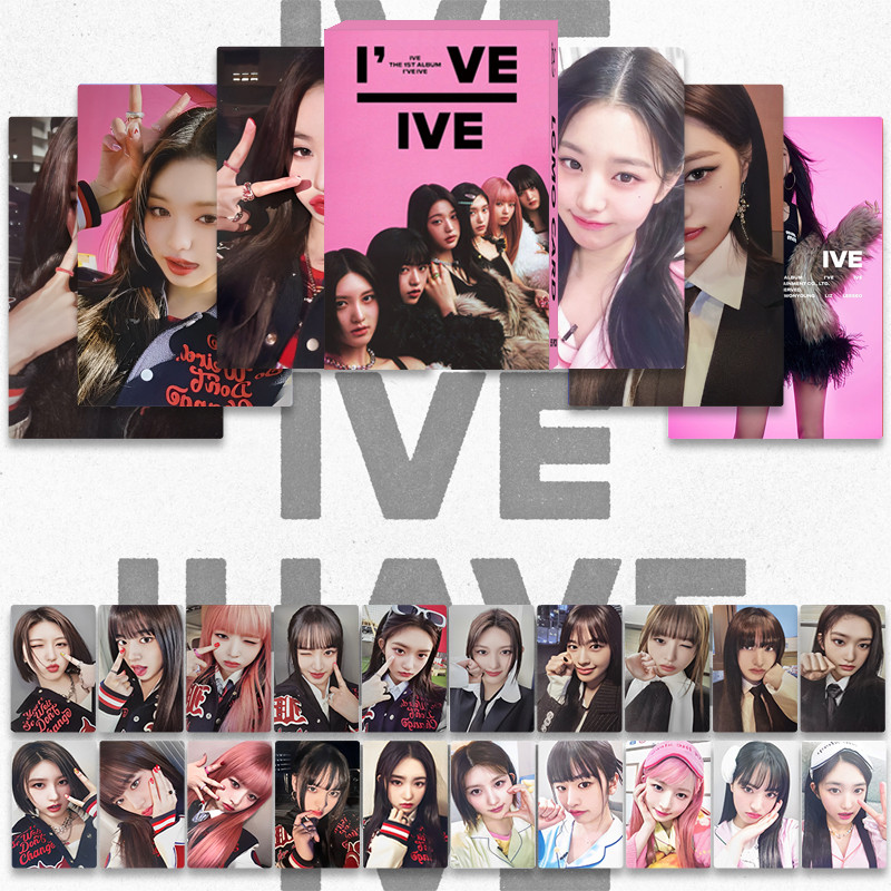 55Pcs New Specials IVE I'VE IVE Little Card Lomo Card Wonyoung