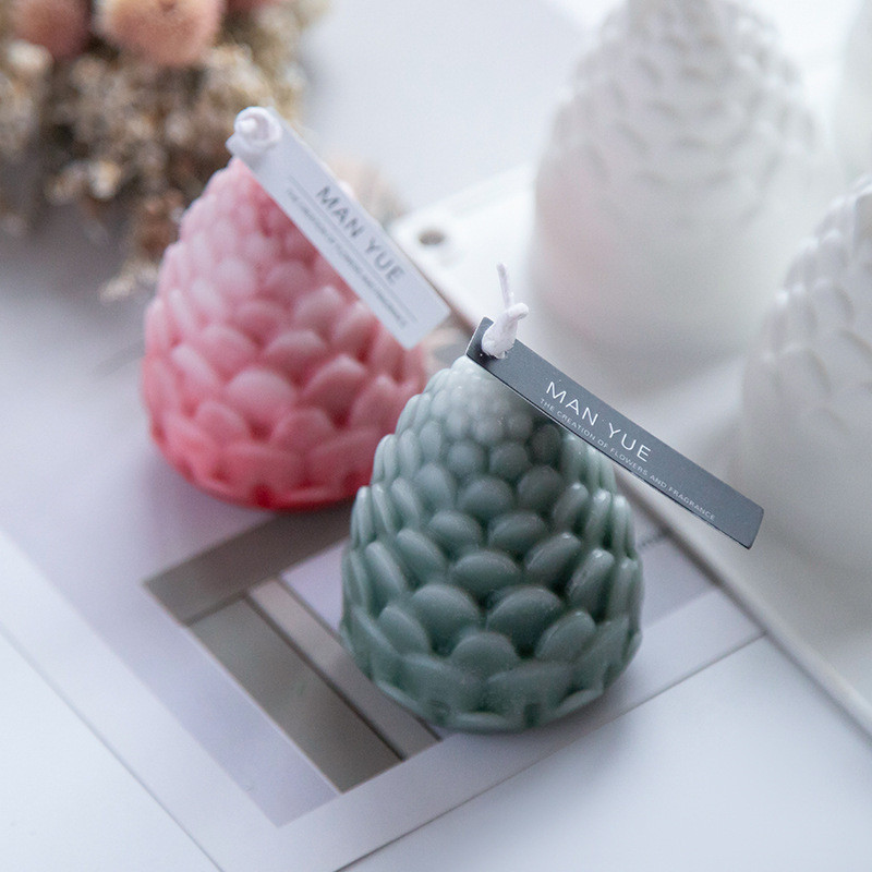 

1/2 cavity pine cone silicone mold Christmas craft gift making, candle making supplies, candle molds