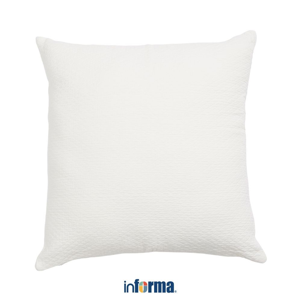 Informa 45X45 cm Joanna Sarung Banta Sofa Katun - Krem Beige Cushion Cover Aesthetic Pelindung Banta