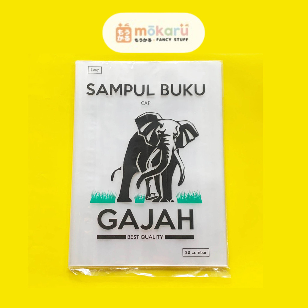 

PER PAK ISI 20 Sampul Plastik Big Boss GAJAH isi 20 Lembar / Plastik Sampul Buku Ukuran Big Boss