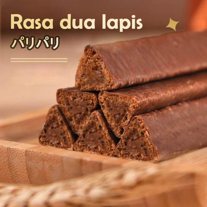 

COD/KELIO 28pcs/Batang cokelat panjang dengan sudut cokelat/berisi isian/kue kering berbentuk
