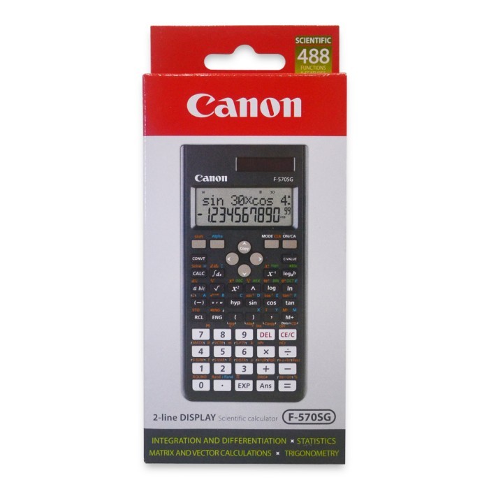 

Kalkulator Ilmiah Calculator Scientific Canon F-570SG Original F 570