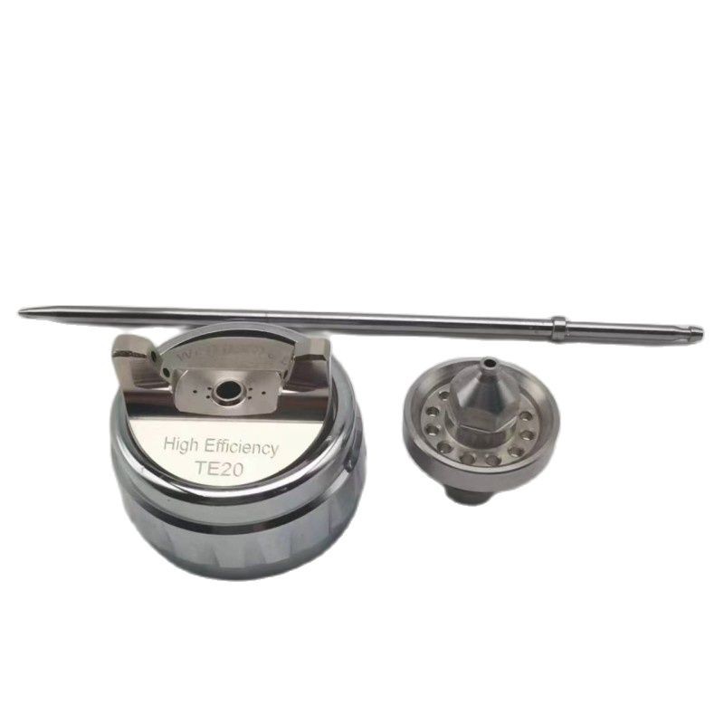 

Spray Gun TE20 T110 1.3mm/1.8mm Nozzle Kit Paint Gun Cap Nozzle Needle Three-Piece