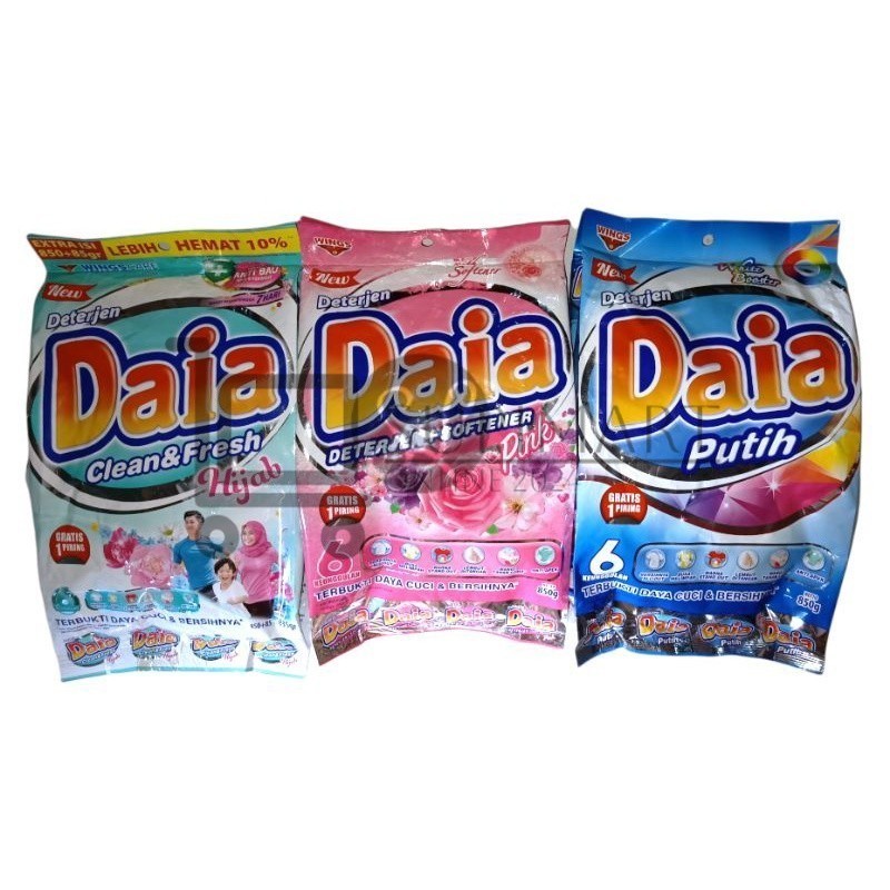Daia Deterjen Bubuk 800gr Daia Diterjen Putih