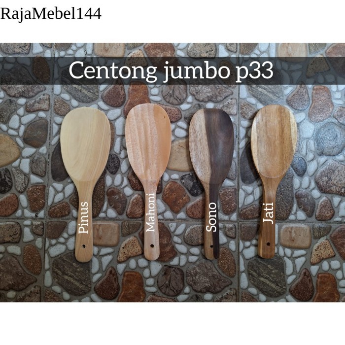 

Centong Jati Jumbo Panjang 33cm gratis ongkir