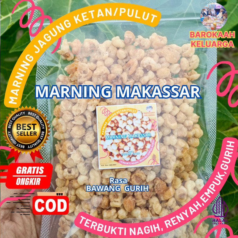 

MARNING SULTAN SUPER EMPUK RENYAH JAGUNG KETAN/jagung putih khas makassar Super duper Premium CoCcok buat camilan di perjalanan dan pantas buat Hidangan Tamu harga PALING SPESIAL