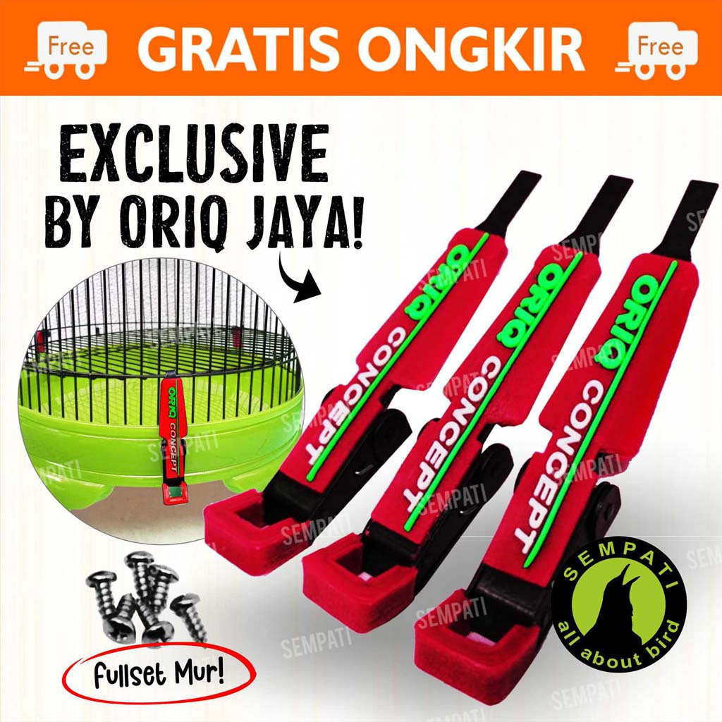 Voi SEMPATI KLEM KOPER OVERPAL CONCEPT ORIQ JAYA JEPITAN TEBOK SANGKAR KANDANG BURUNG LOVEBIRD MURAI