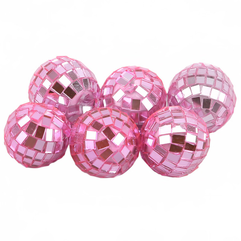 

Disco Glass Ball Light DJ 3CM 5CM Christmas Party With Reflective Reflective Glass Rotating Mirror Ball Decor