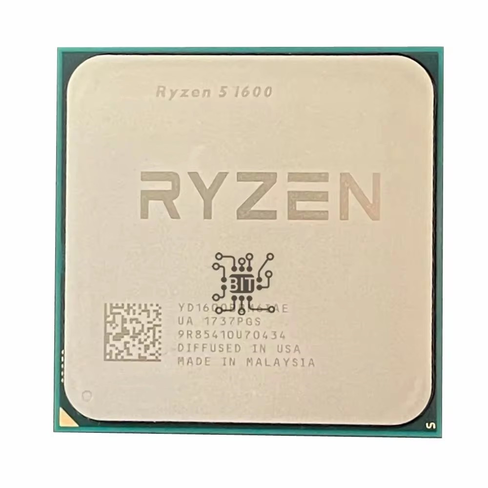 Ryzen 5 1600 R5 1600 3.2 GHz Six-Core Twelve Thread 65W CPU Processor YD1600BBM6IAE Socket AM4