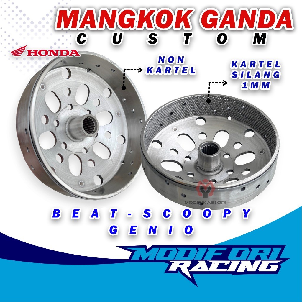 MANGKOK KAMPAS GANDA BEAT FI Kampas ganda Scoopy Fi Mangkok Ganda beat fi esp karburator Ori Honda
