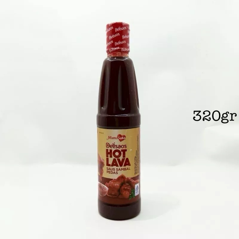

RB Mamasuka Delisaos Hot Lava Sambal Pedas 320gr Korean Chicken Sauce