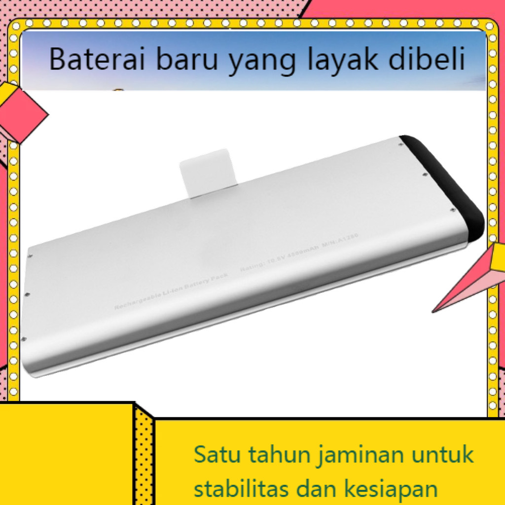 Brand baru cocok untuk Apple A1278 baterai MacBook 13 A1280 MB771 MB466 MB467 baterai laptop