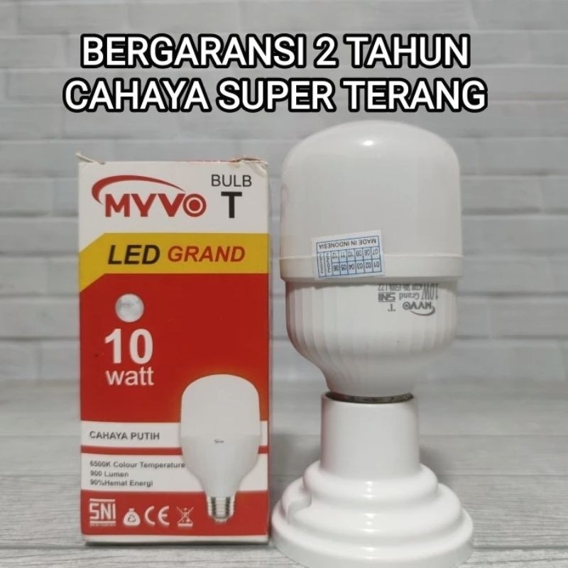 MYVO GRAND LAMPU LED T BULB CAPSULE 10W 10 WATT BOHLAM BERGARANSI