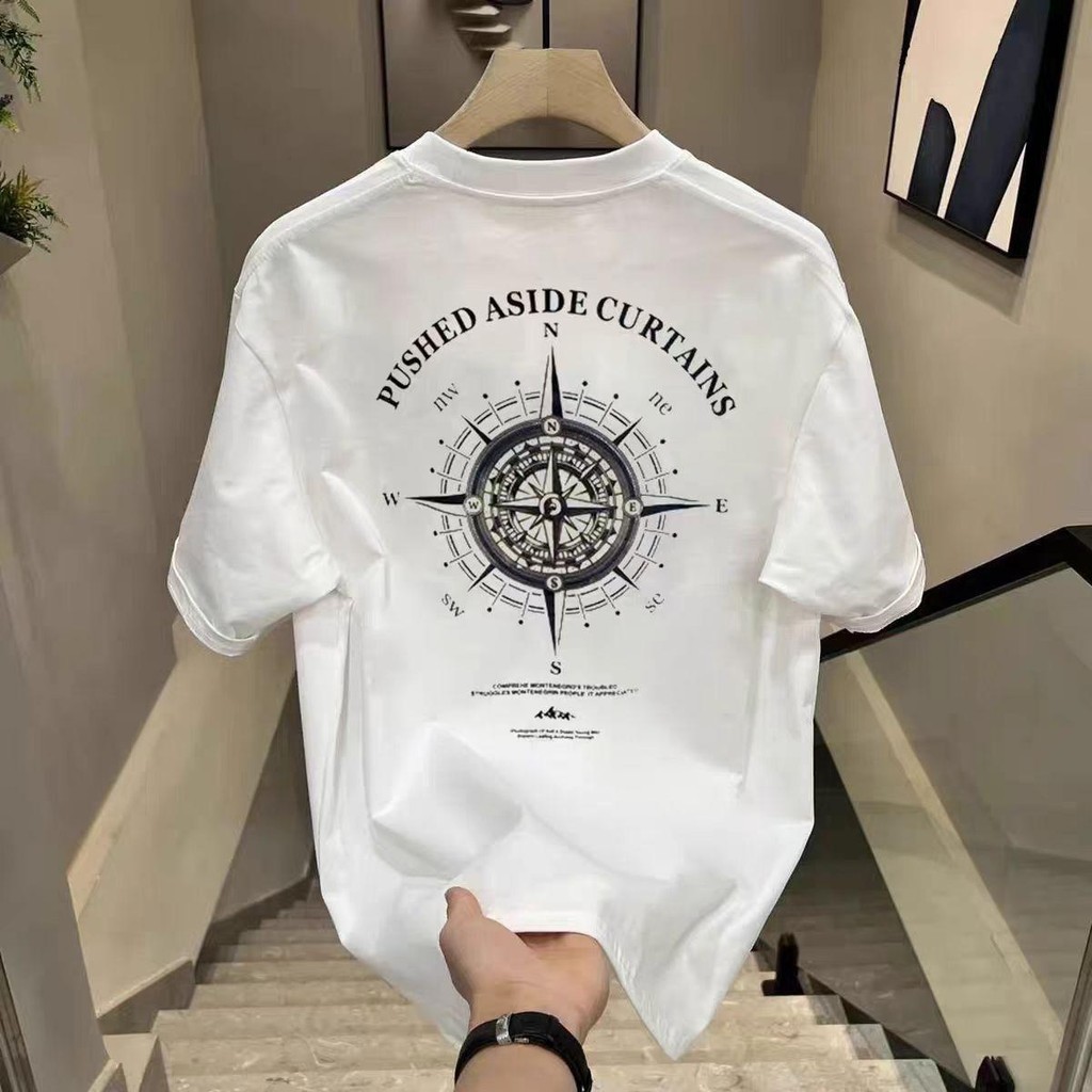 100% Katun kaos pria merek fashion premium gaya Korea kaos viral pria kaos fashion kaos gaya Freedom
