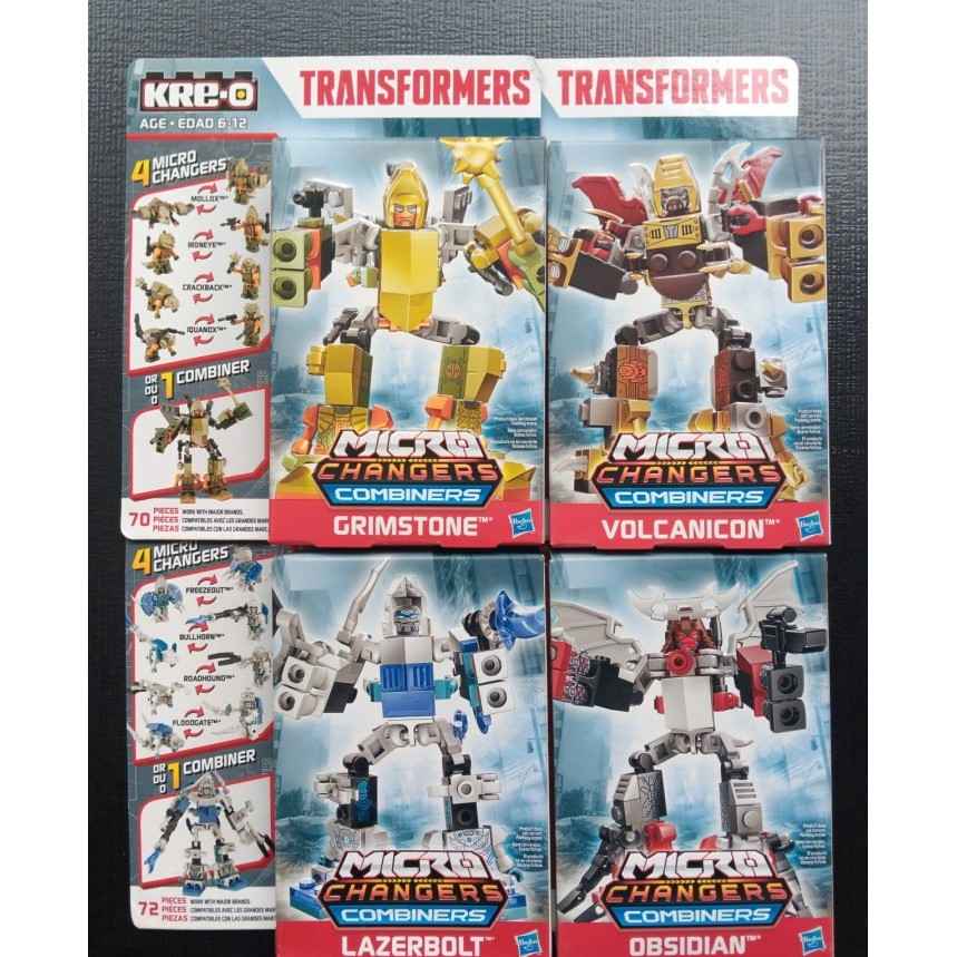 KRE-O TRANSFORMERS Micro Changers Combiners Figure Hasbro - OBSIDIAN