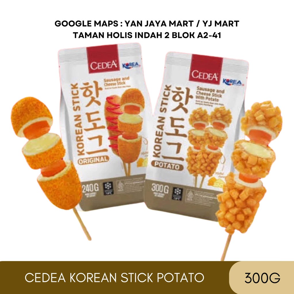 

Cedea Korean Stick Original [240 G] - Cedea Korean Stick Potato [300 G]
