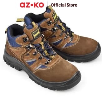 Krisbow Safety shoes sepatu pengaman prince 6 inci coklat - 39 I 40 I 41 I 42 I 43 I 44