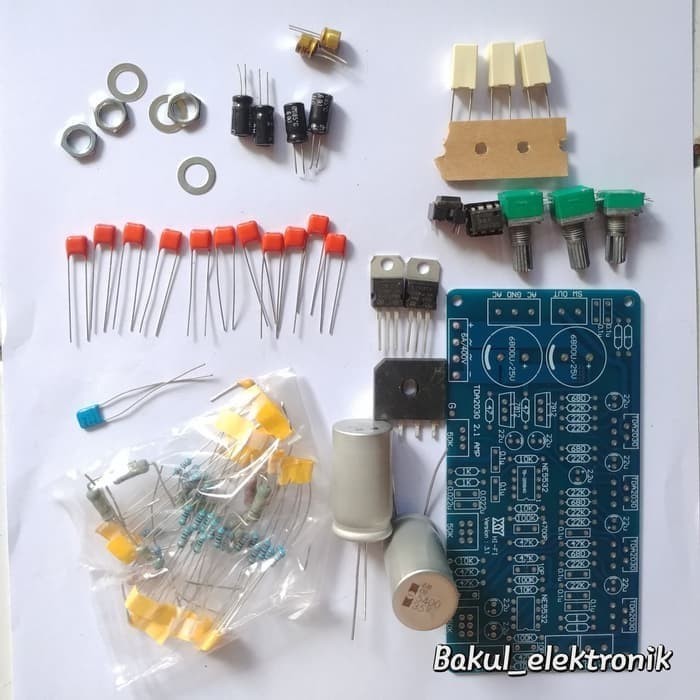 PART KIT AMPLIFIER 2.1 STEREO + SUB lm1875 / tda2050