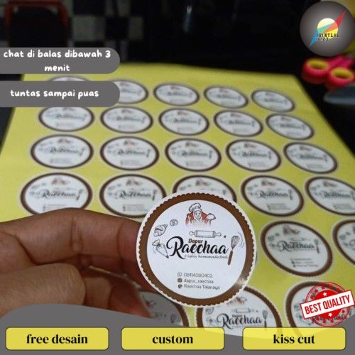 

PrintLab Print & Cut Sticker Chromo A3+ Cetak Kiss Cut Stiker Label Kromo Cromo Bandung