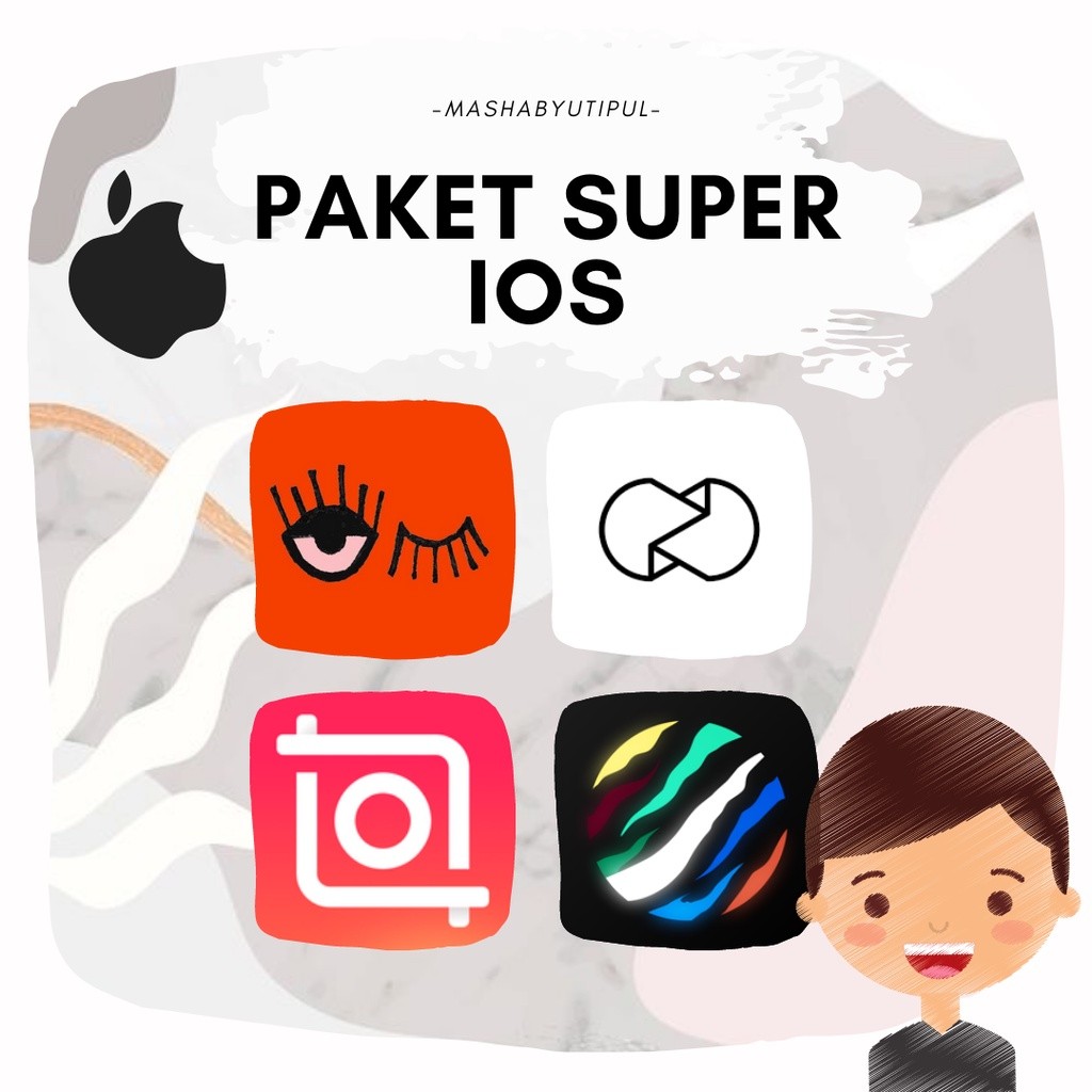 TEZZA UNFOLD INSHOT DAZZ CAM FULLPACK PRO IOS 1 TAHUN