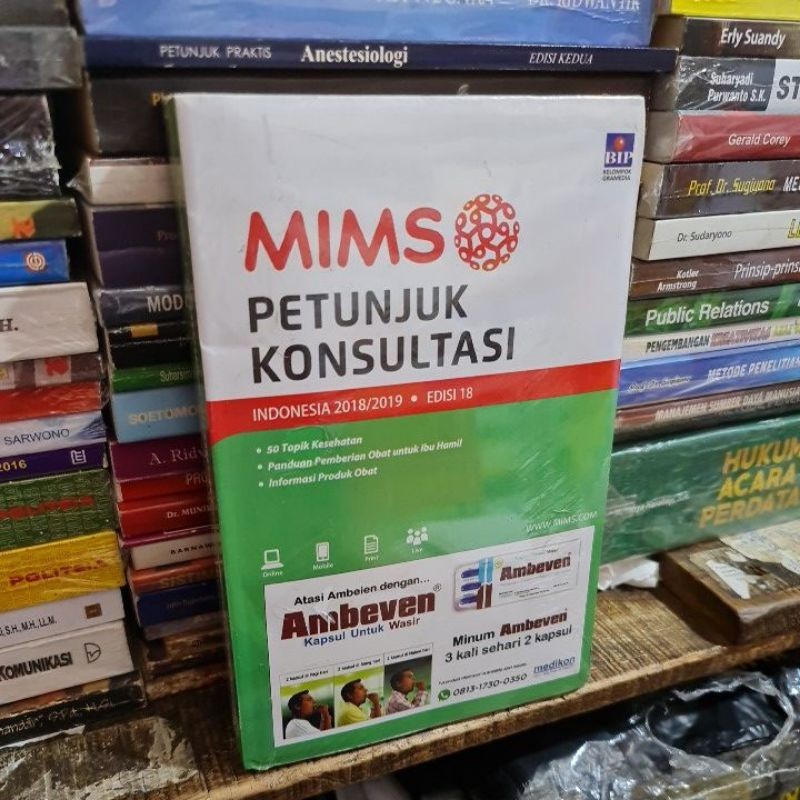 Mims Petunjuk konsultasi Indonesia 2018/2019 edisi 18