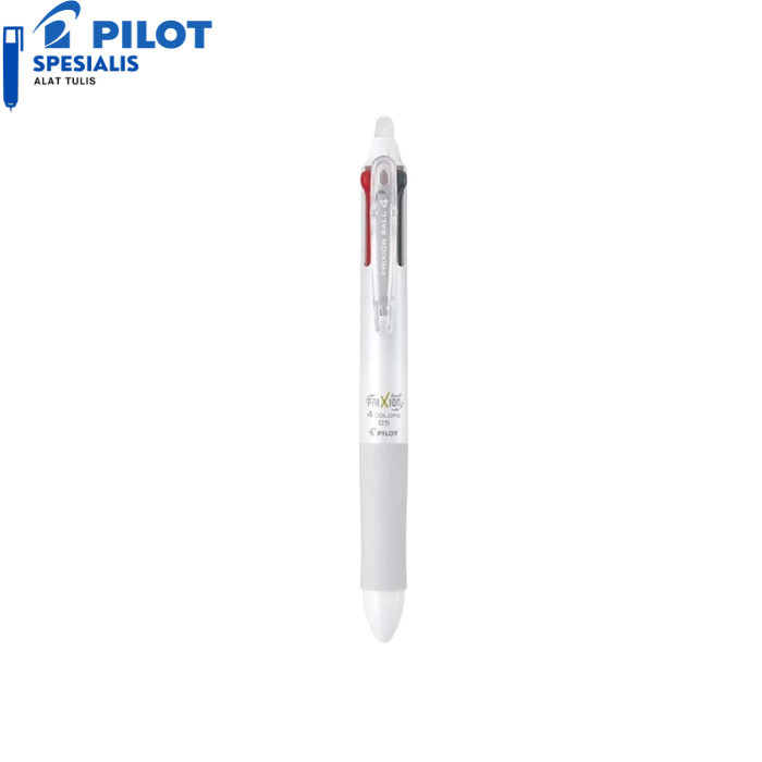 

[Promo]BEST PILOT FRIXION CLICKER 4 IN 1 0.5 ERASABLE PEN 1 PULPEN 4 WARNA - Putih