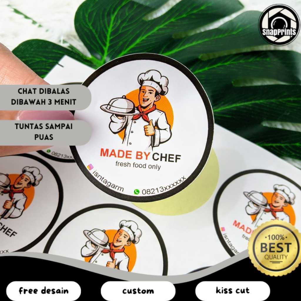 

SP SBC 2-7 Cetak Stiker Bulat Label Olshop Custom Sticker Logo Makanan Print