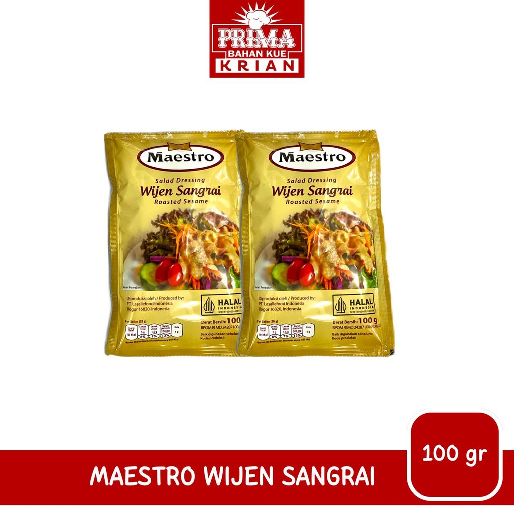 

MAESTRO WIJEN SANGRAI 100 GR