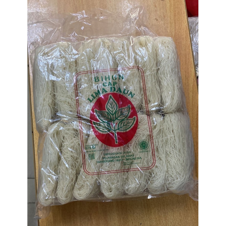 

Bihun beras cap lima daun PER PACK