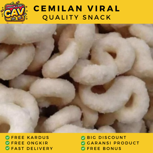 

CAV KUE LADU MANIS 8 250g Kue Gabus Manis bentuk angka delapan kue kering Makanan ringan viral