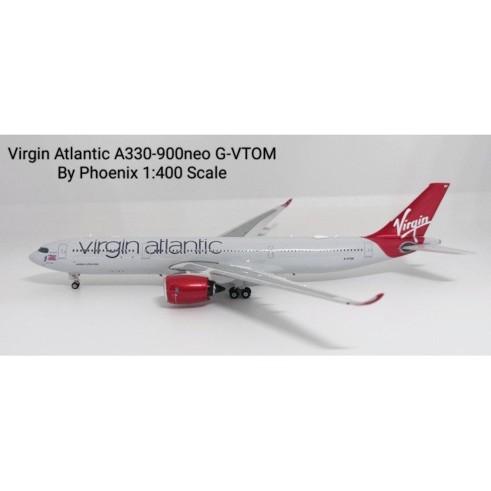 Miniatur Pesawat Terbang Virgin Atlantic A330-900neo G-VTOM  Phoenix 1:400 Diecast Aircraft