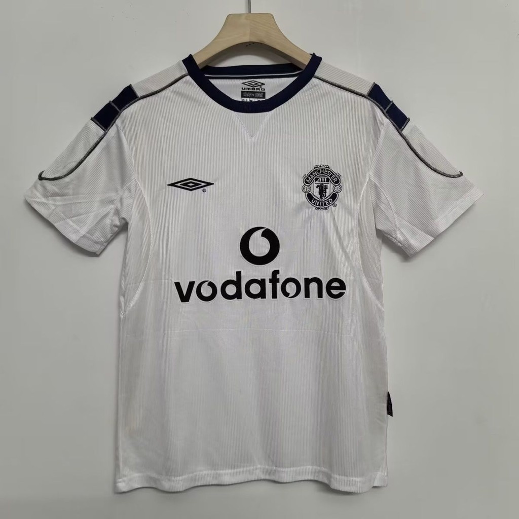 Jersey Vintage 99 Putih Manchester United Tandang T shirt pria