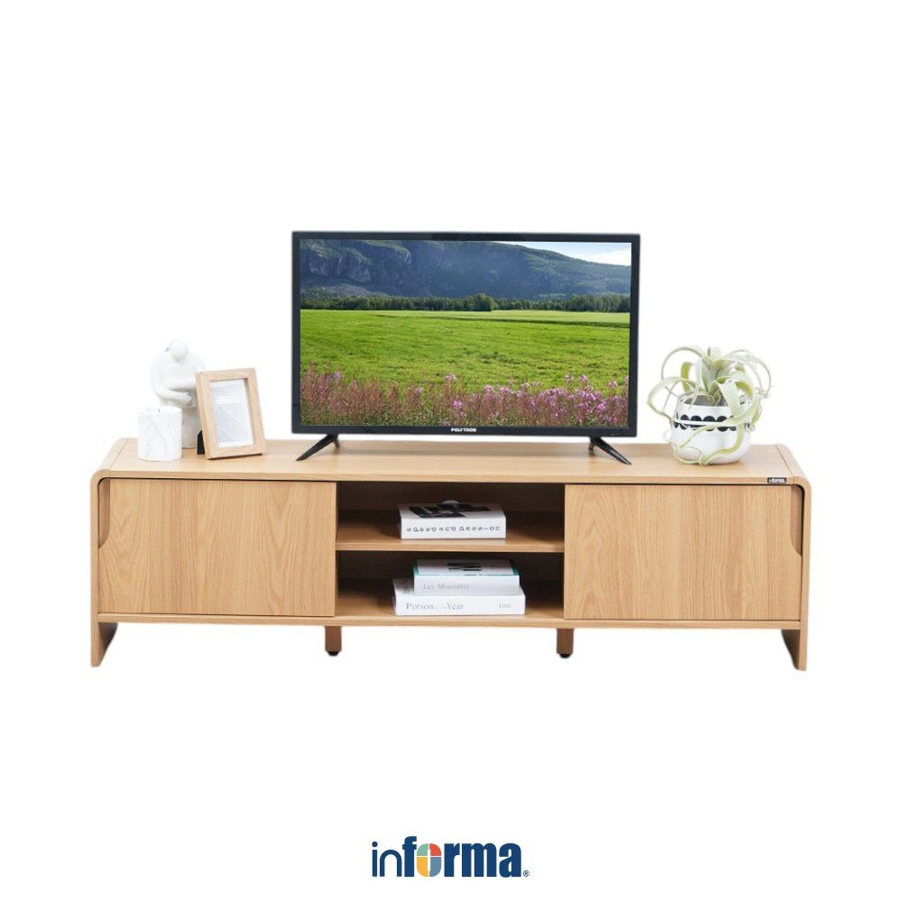 Informa Raphael Rak Tv - Cokelat Oak Tv Stand Furnitur Indoor Rumah Meja Rak Tivi Tempat Pajangan Te