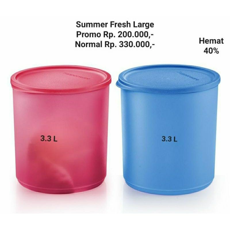 Tupperware Toples Summer Fresh Large (1)