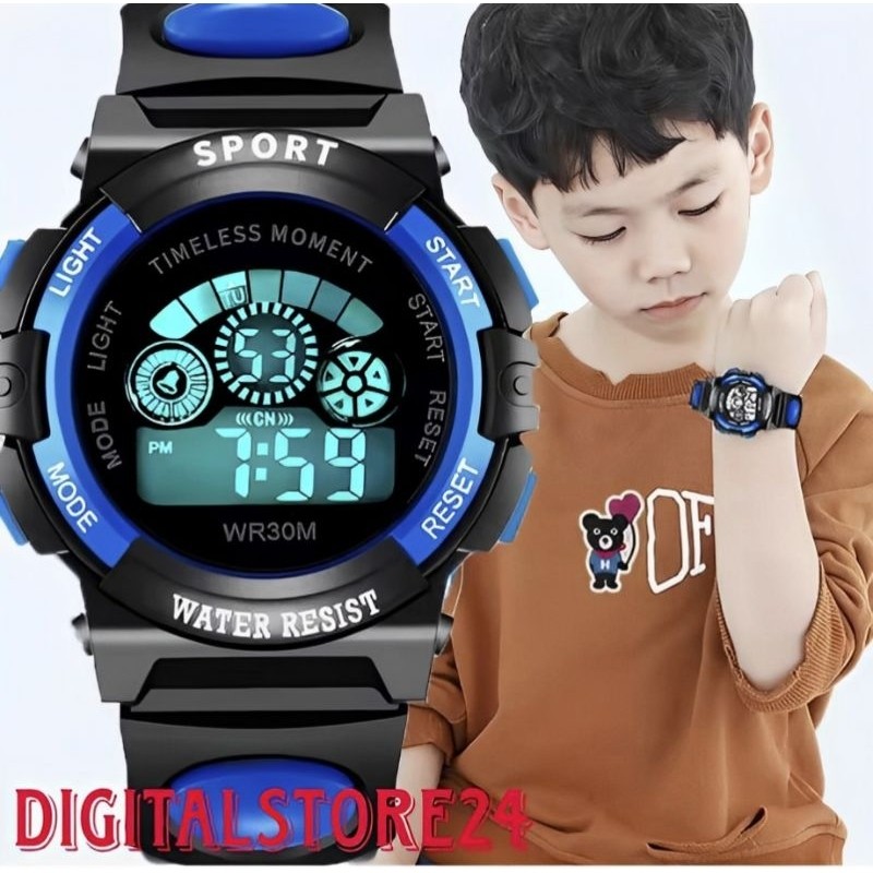 [TERKINI] Jam Tangan Anak cowok Anak Kecil Laki Laki Bisa menyala Digital Led Anti Air