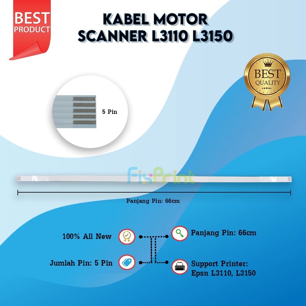 Kabel Scanner Printer Epson Flexible Cable Scan L3110