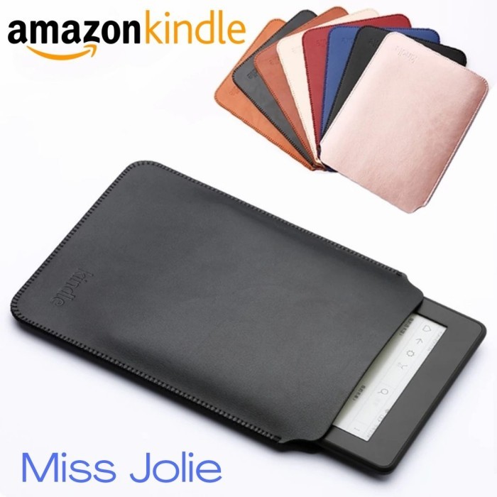 

promo -leather sleeve kindle paperwhite 11th case cover pouch softcase - Merah, Paperwhite 11th
