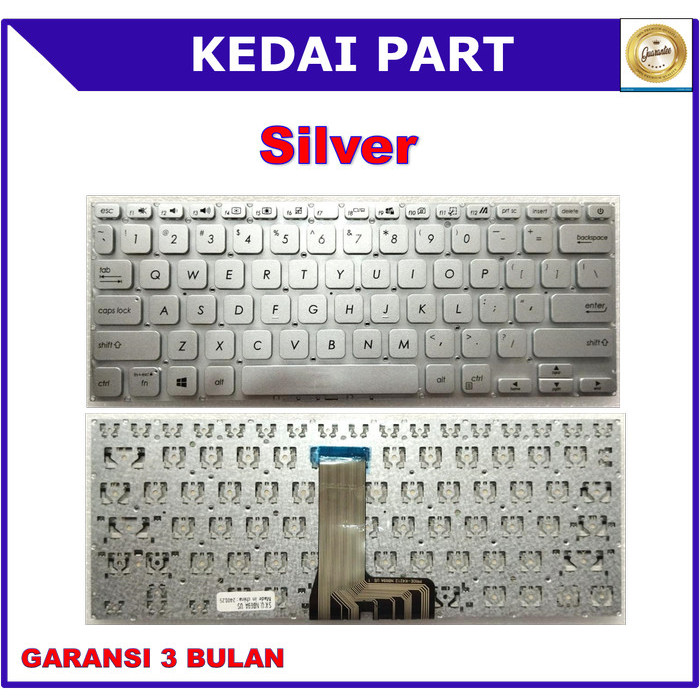 Keyboard Asus X409 A409 X409ja X409L X409M X409ma X409U X409UA Silver