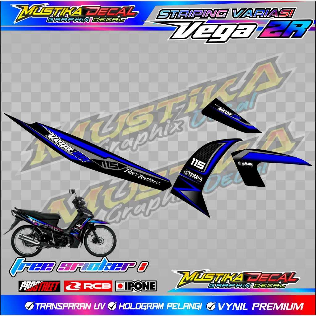 STRIPING VARIASI MOTOR YAMAHA VEGA ZR / STICKER LIST VARIASI MOTOR VEGA ZR