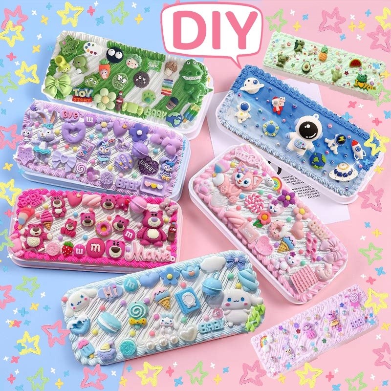 

HENRIETTASHOP Kotak Pensil DIY Deco Cream Kit