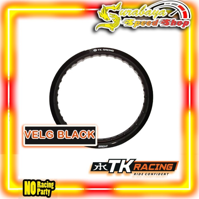 TK Velg Jari Jari 36L Hitam Ring 18 16 21 185 160 - 21x160