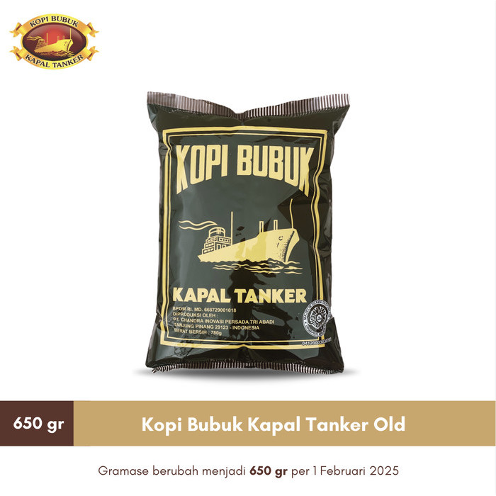 

GK Kopi Bubuk Kapal Tanker Old - 780 Gr - Bubuk Halus