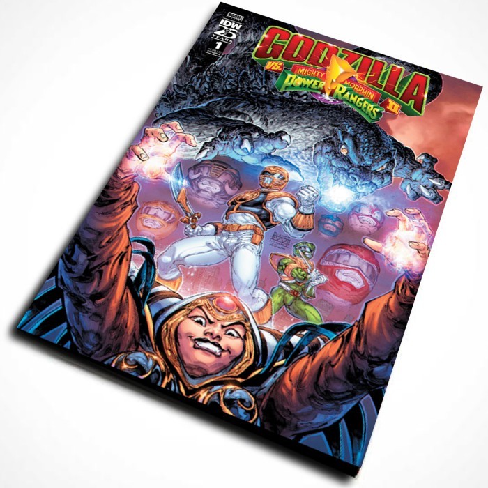 DLS25 Komik Godzilla V Power Rangers 1-4 - 1