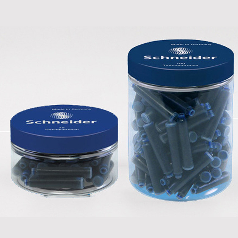 

6/30/100pcs Germany Schneider Fountain Pen Ink Sac Inks Cartridge Writing Black Blue Blue Black Calligraphy Ink Bottle