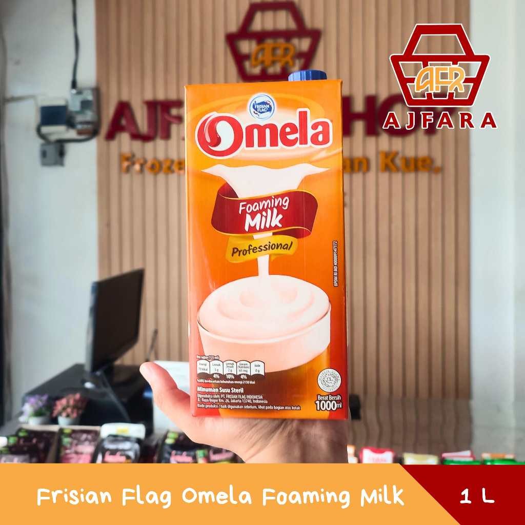 Frisian Flag Omela Foaming Milk Minuman Susu Steril 1L